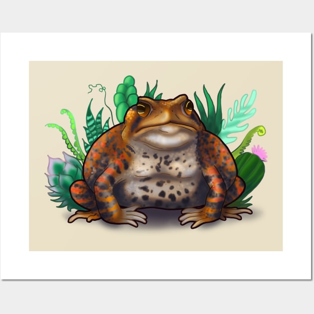 Succulent Toad Wall Art by FalconArt